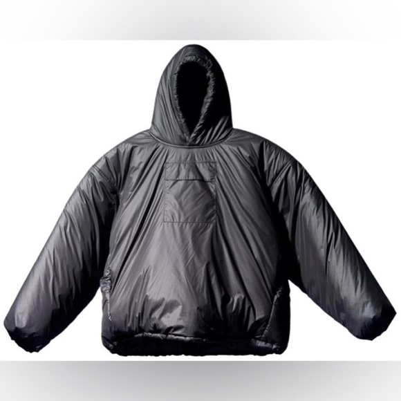 Yeezy Gap Mens Black Padded Anorak HoodieNEW/NWOT!! 🔥🔥